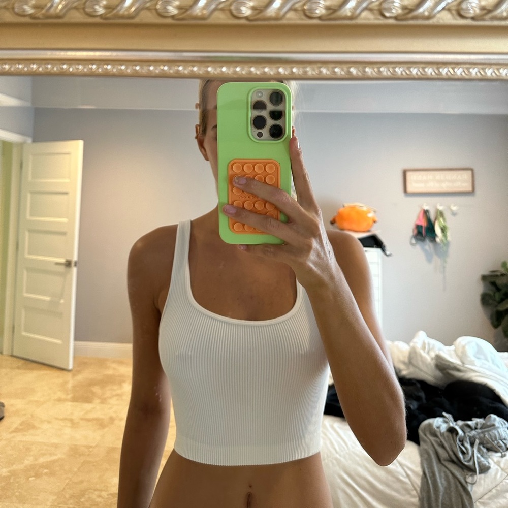 Zara ribbed crop top